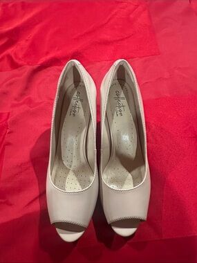 Collection B Blush Peep-Toe Heels